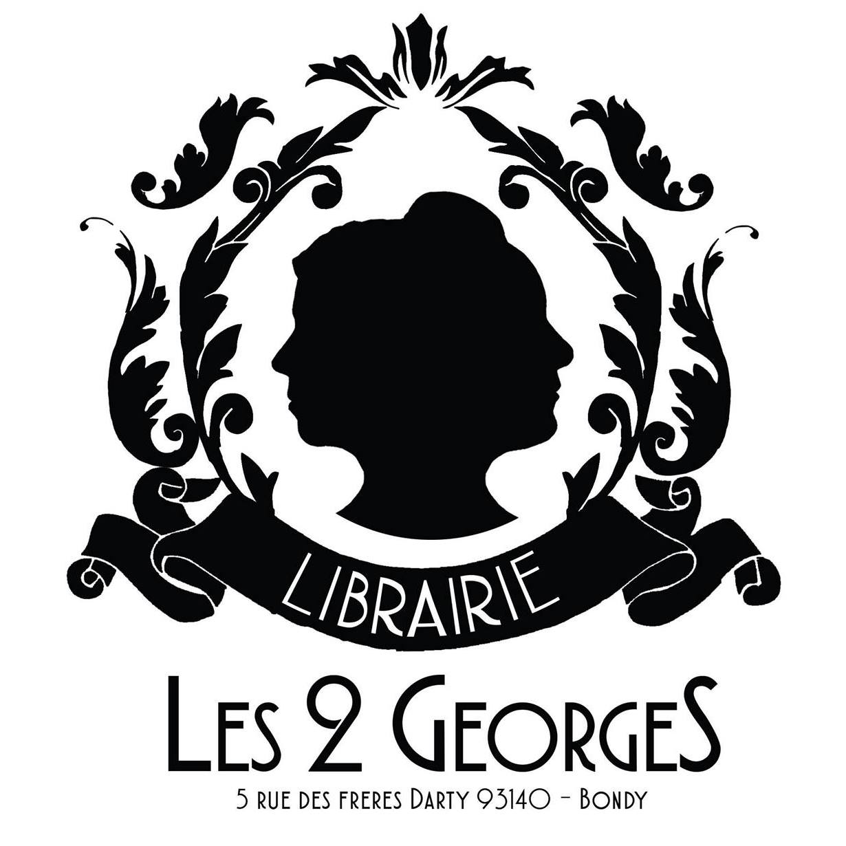 Le logo de la librairie Les 2 GeorgeS